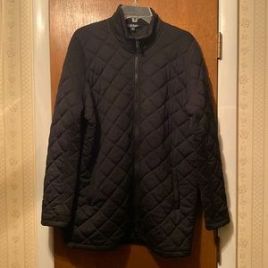 Ralph Lauren.  Black Quilted Jacket